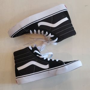 VANS Sk8-Hi top black white sneakers